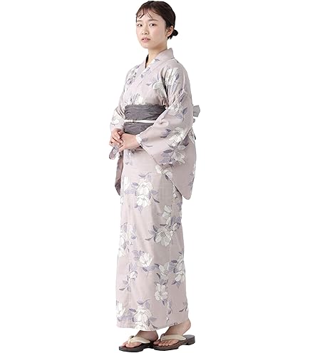 Amazon.co.jp: dita浴衣 大正ロマン牡丹寄せ 2024 浴衣5点セット